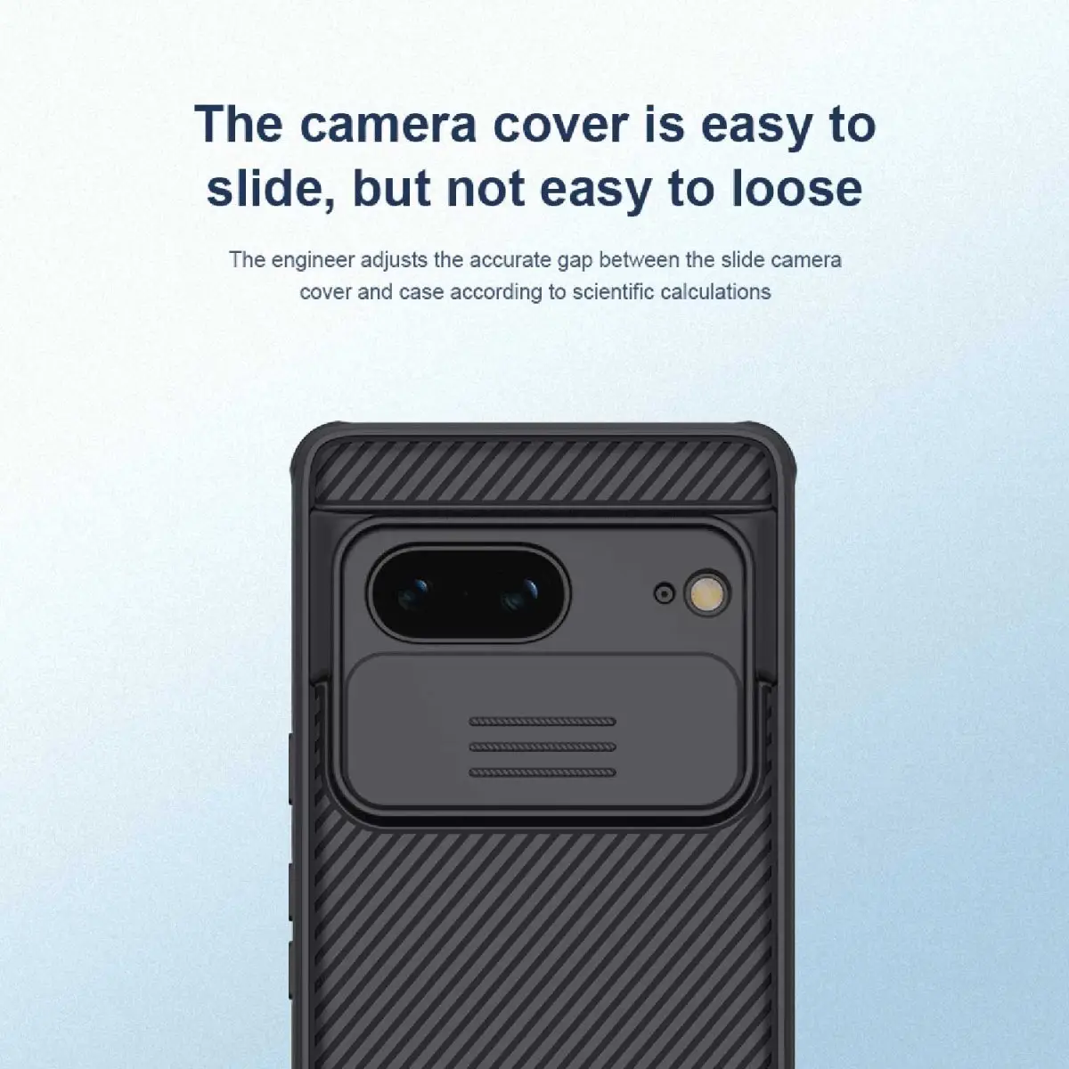 Nillkin Camshield Google Pixel 7 Pro cover case with camera cover slider black commercial banner