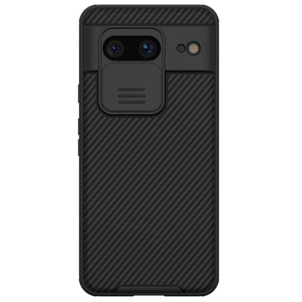 Nillkin Camshield Google Pixel 8 cover case with camera cover slider black back