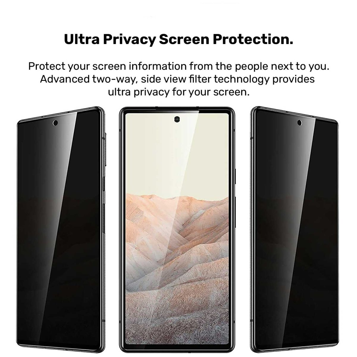 Google Pixel 8 Privacy screen protector glass - Պատկեր 4