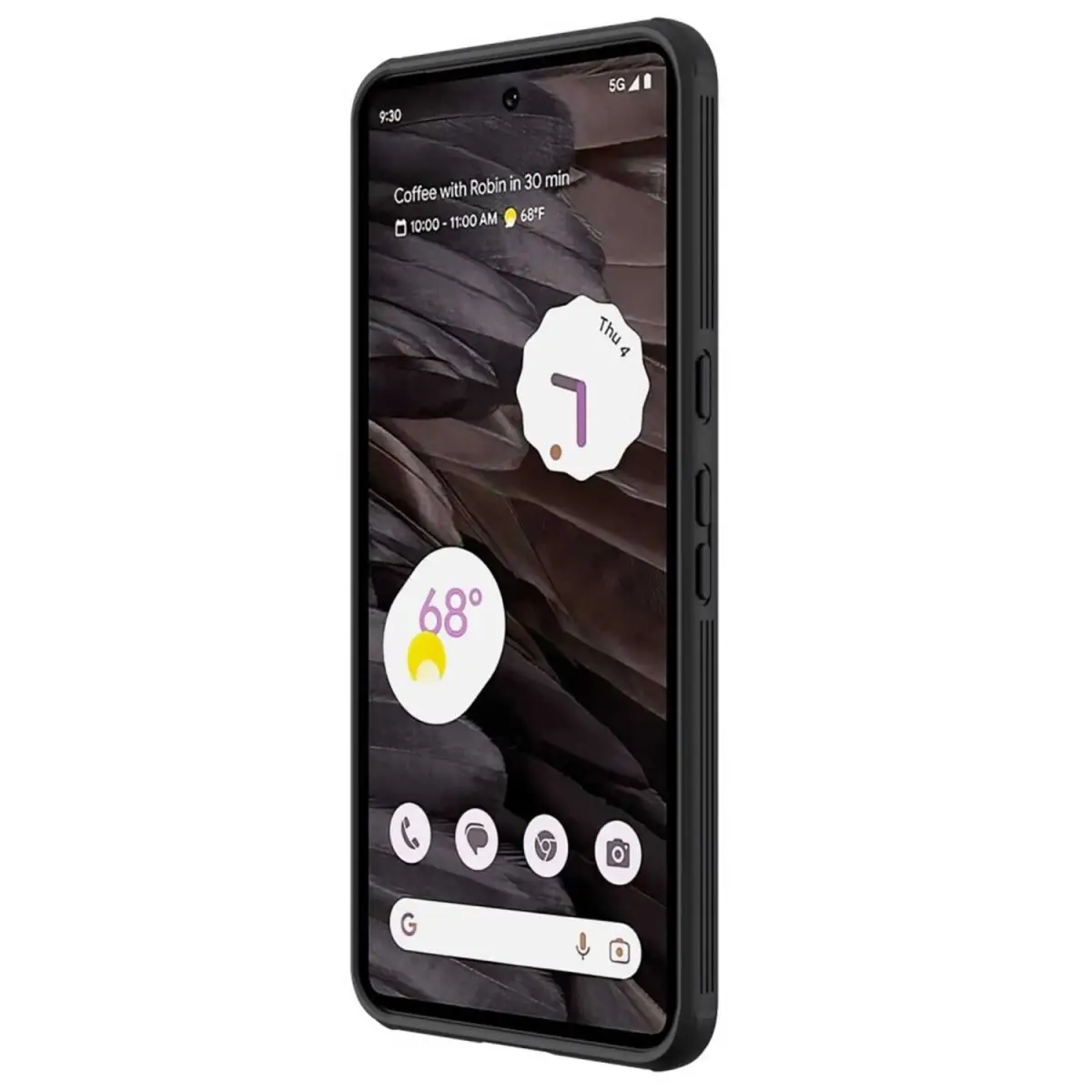 Nillkin Camshield Google Pixel 8 pro cover case with camera cover slider black front side left