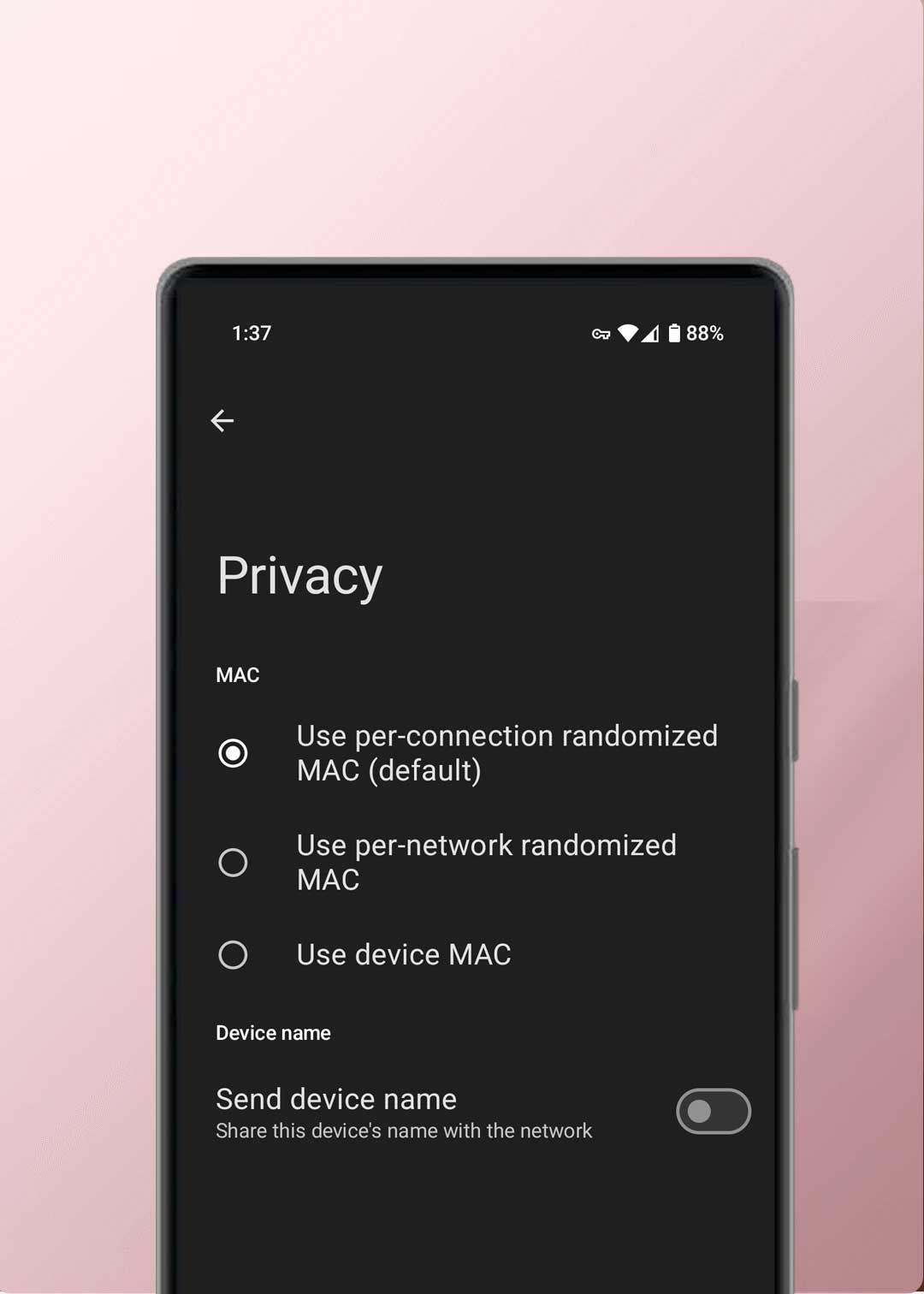 grapheneos scrolling image mac randomizer apps protection 1