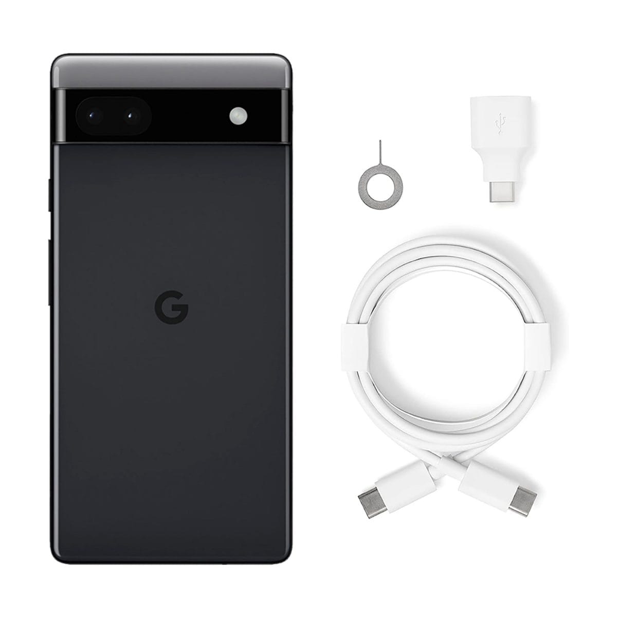 Google Pixel 6a 128gb black what's in the box