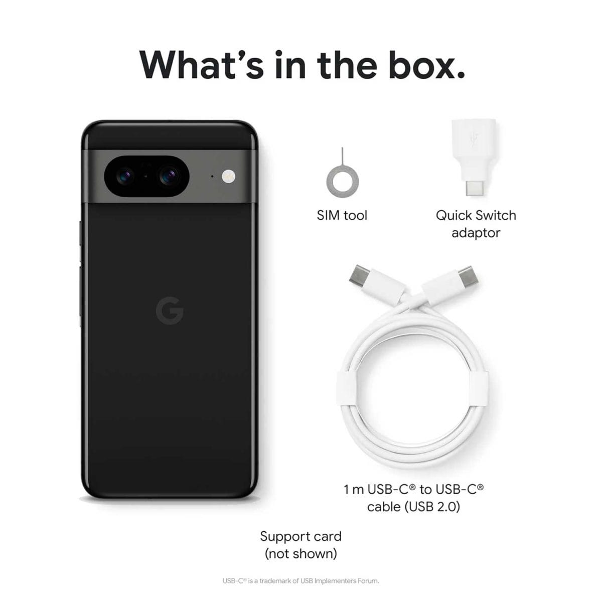 Google Pixel 8 whats in the box