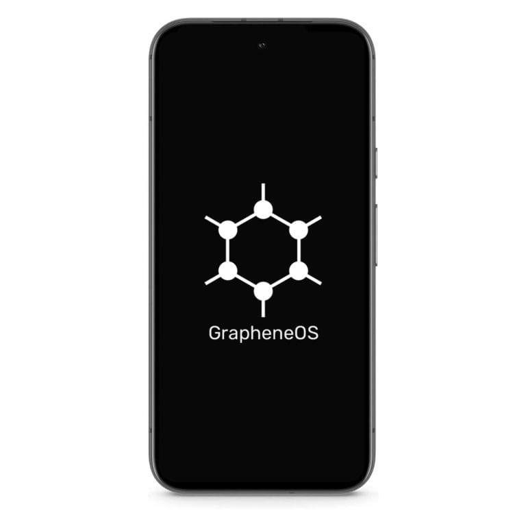 Google Pixel 8a GrapheneOS VPN Encrypted front