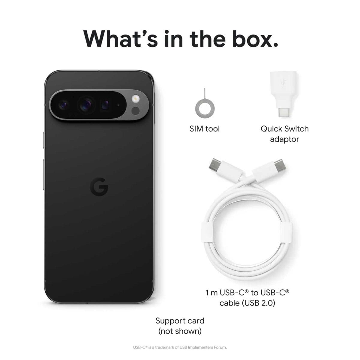 Google Pixel 9 Pro what's in the box