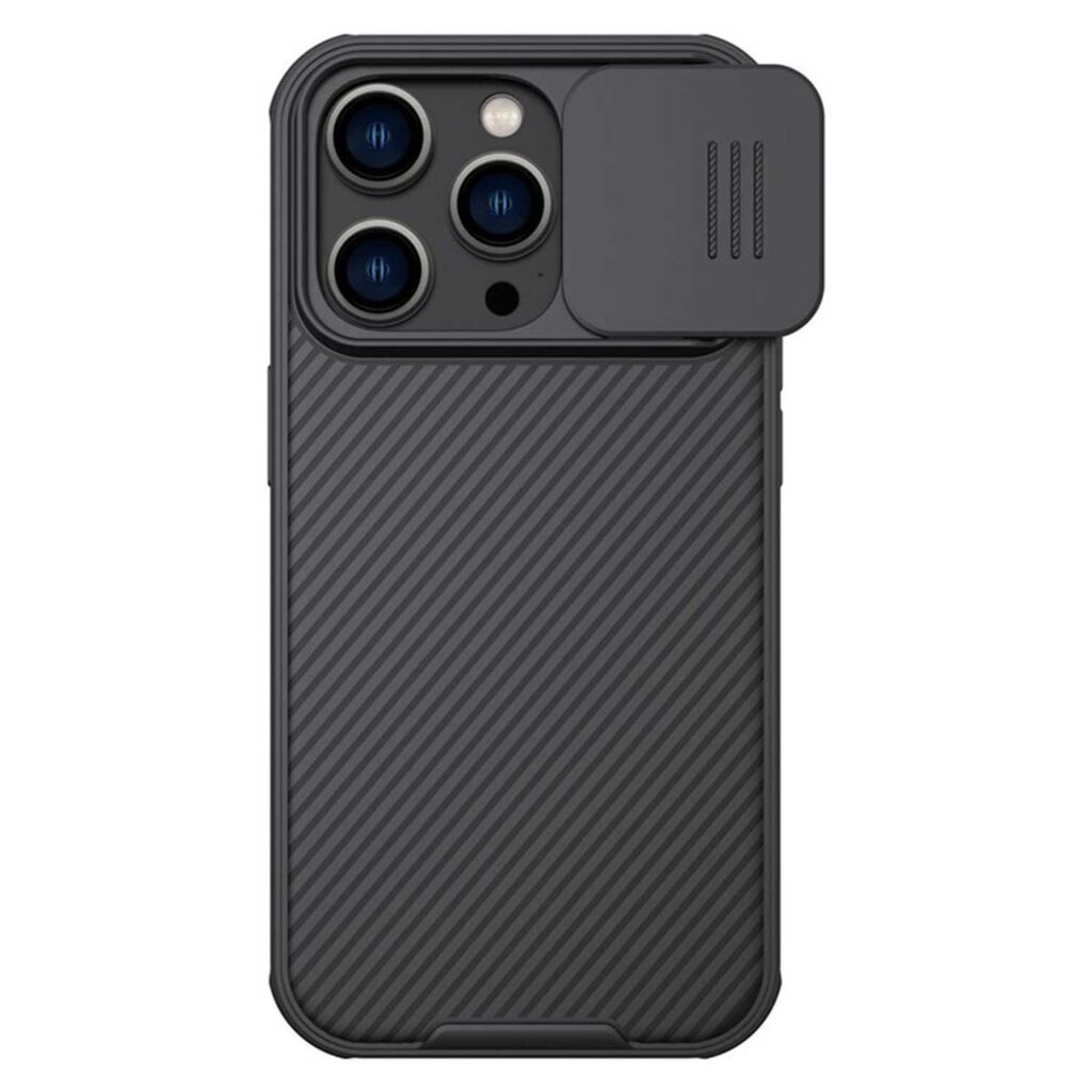 Nillkin CamShield case for iPhone 14 Pro Max — back view with camera cover slider