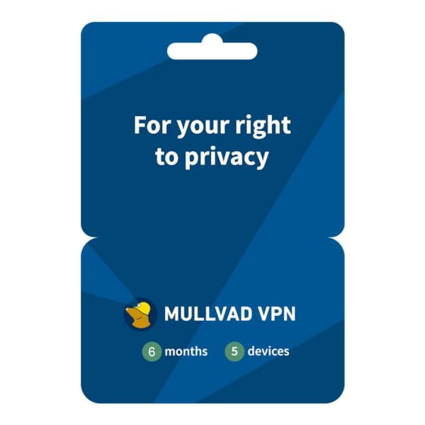Mullvad VPN Voucher 6 months
