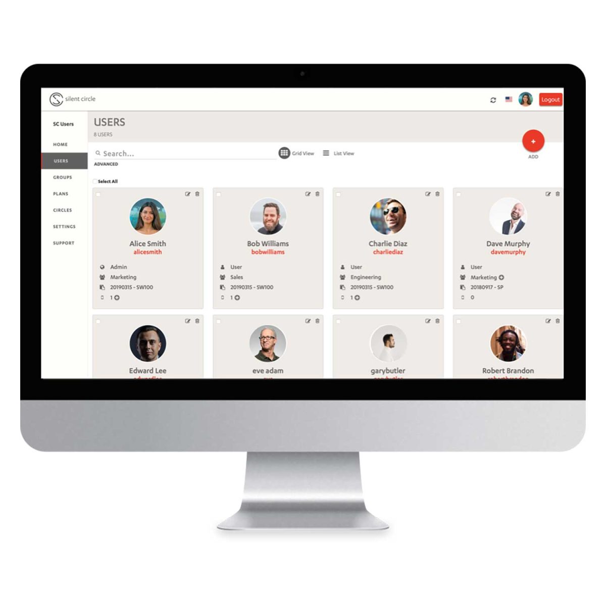 Silent Circle messenger desktop for teams